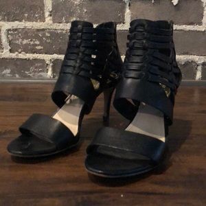 Vince Camuto Black Open toe heels